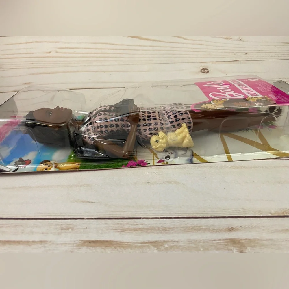 Barbie Pet Photographer Doll with Camera & Puppy African American NIB